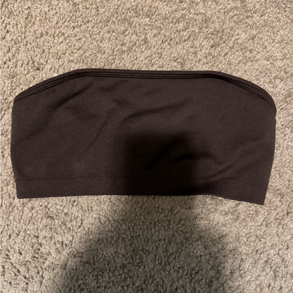 YoungLA Dark Brown Bandeau Top